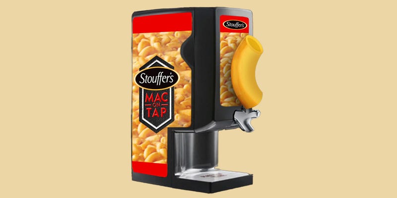Mac and Cheese, Tap, Stouffers, Dispenser