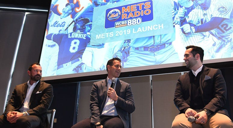 Mickey Callaway, Brodie Van Wagenen and Wayne Randazzo