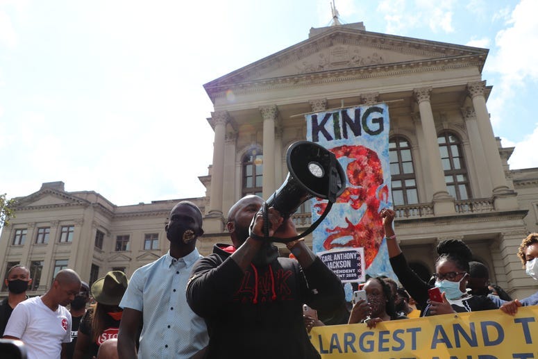 Georgia NAACP March on Georgia Protest-30