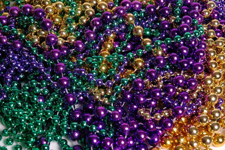 Mardi Gras beads