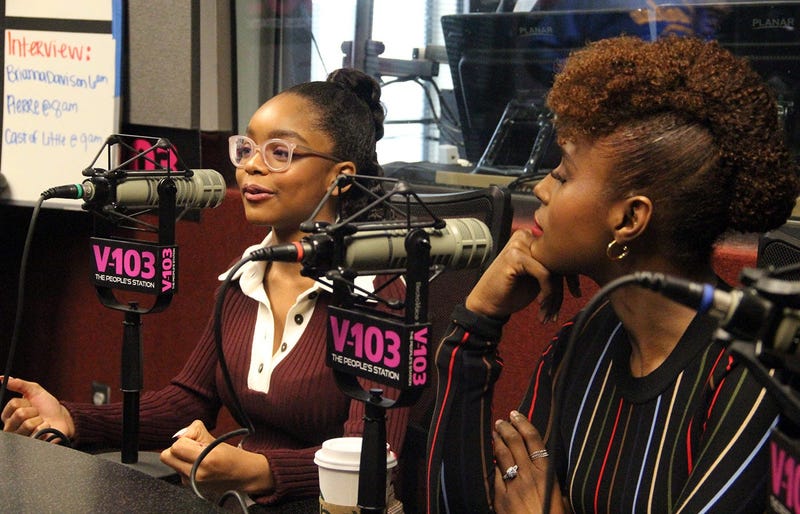 Issa Rae and Marsai Martin talk their new movie "Little"