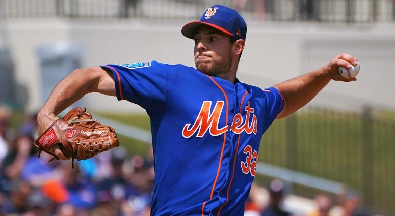 The Mets' Steven Matz pitches against the St. Louis Cardinals on April 1, 2018, at Citi Field.