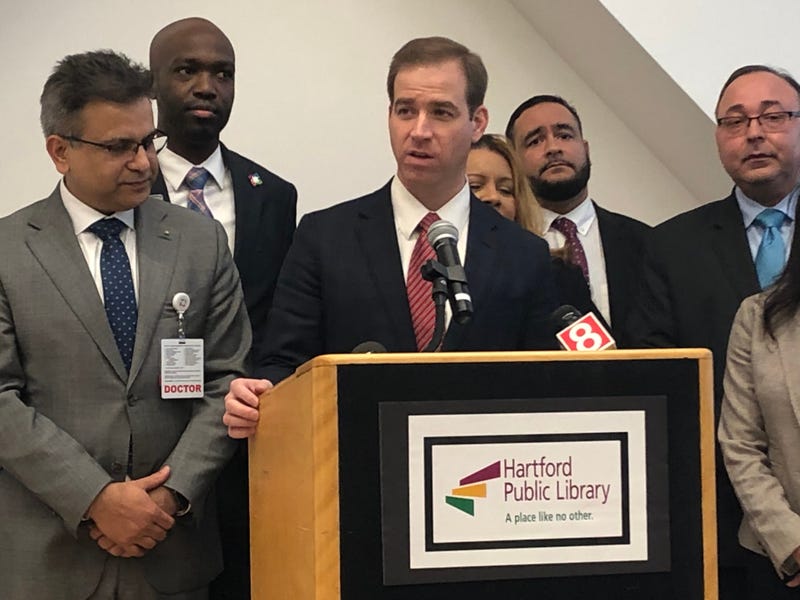 Hartford Mayor Luke Bronin briefs the public on city preparation for Coronavirus, 3/6/20