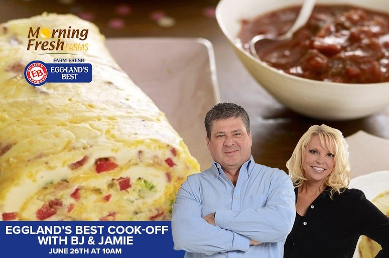 Bj and Jamie Omelette Cook Off