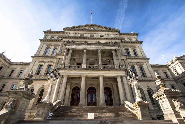 open-carry of guns in Michigan Capitol