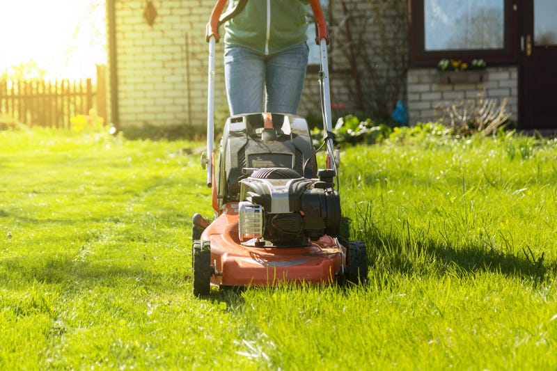 mowing