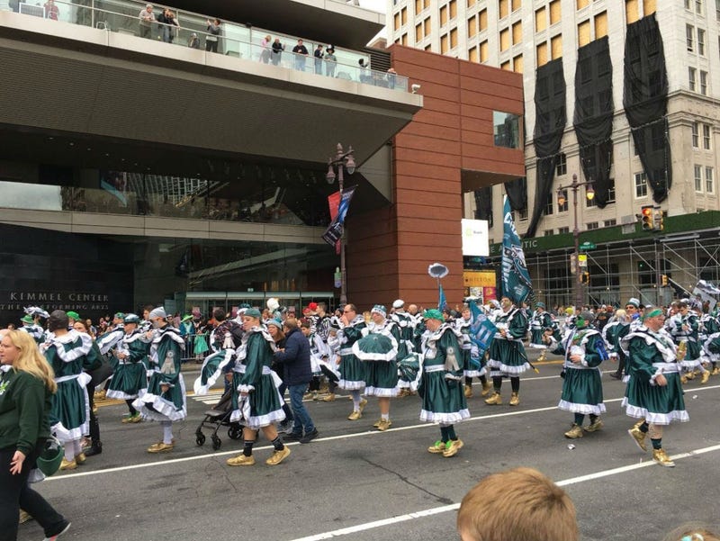 A lot of Eagles love at the 2019 Mummers Parade.