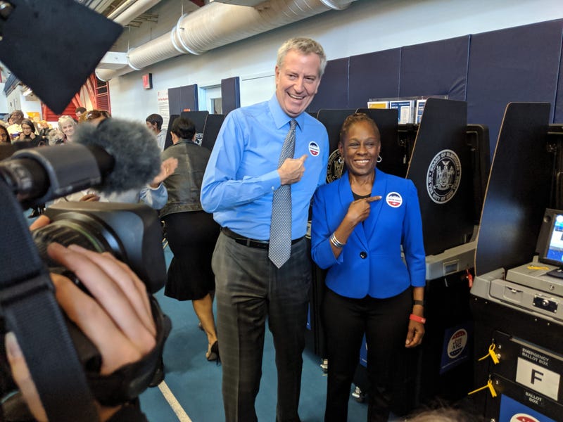 De blasio early voting