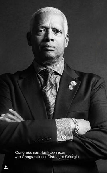 Congressman Hank Johnson doesn't mince words when speaking about President Trump.