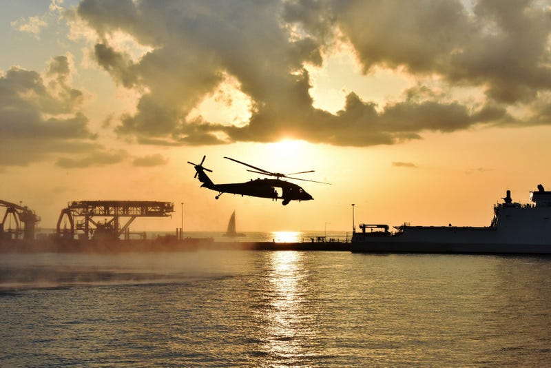 Naval Air Station Key West's Search and Rescue assisted special operators with helo casts from the MH-60 Seahawk in NAS Key West's Truman Harbor