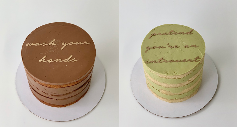 "Quarantine Cakes" from SF bakery Butter And
