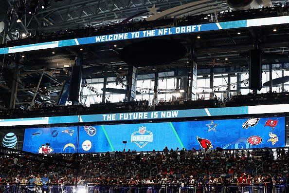 The 2018 NFL Draft at AT&T Stadium in Dallas.