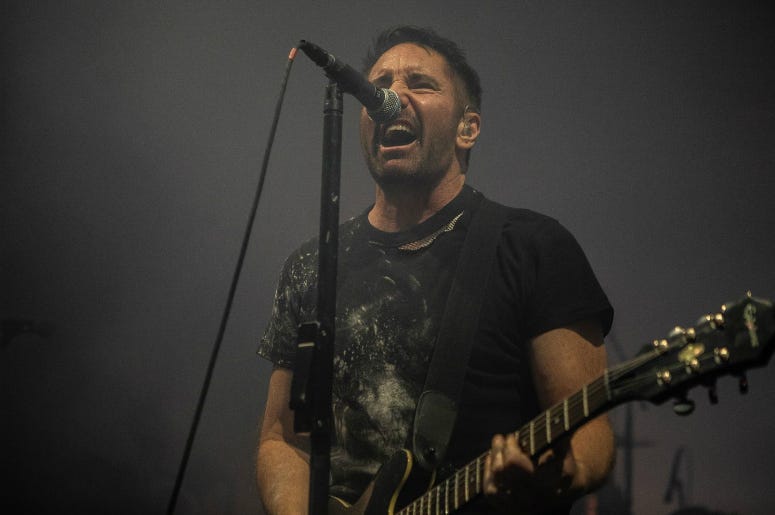 Nine Inch Nails launch their U.S. tour at Comerica Theatre in Phoenix on Sept. 13, 2018.