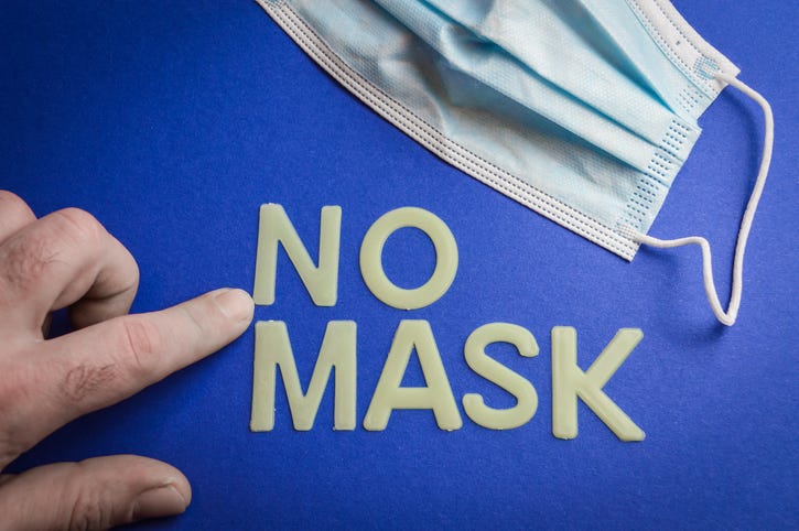 no mask