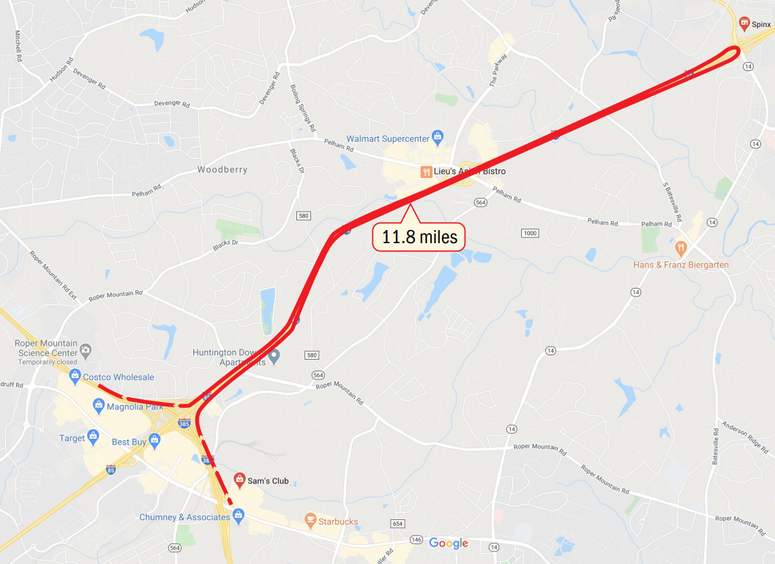 North Bound Detour