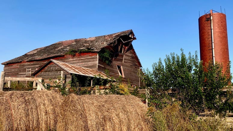 Lansing, KS barn built in the 1800's torn down after years of decay