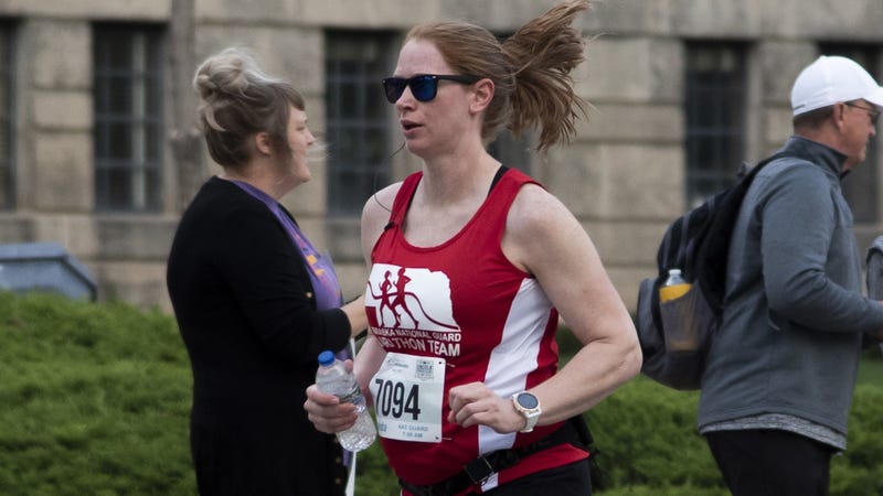National Guard marathoners compete while expecting