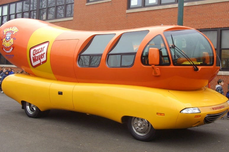 Oscar Mayer is hiring a weinermobile driver