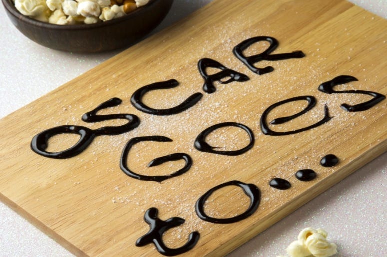 Oscar goes too food