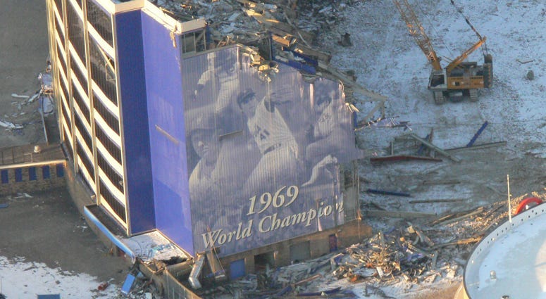 Demolition of Shea Stadium