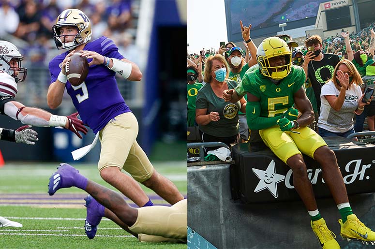 Oregon Ducks Washington Huskies