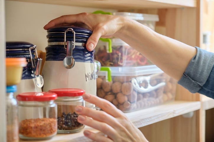 inside of a kitchen pantry