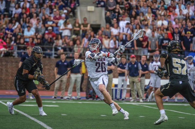 Penn freshman midfielder Sam Handley