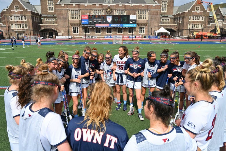 The University of Pennsylvania women's lacrosse team is headed to its 13th straight NCAA Tournament.