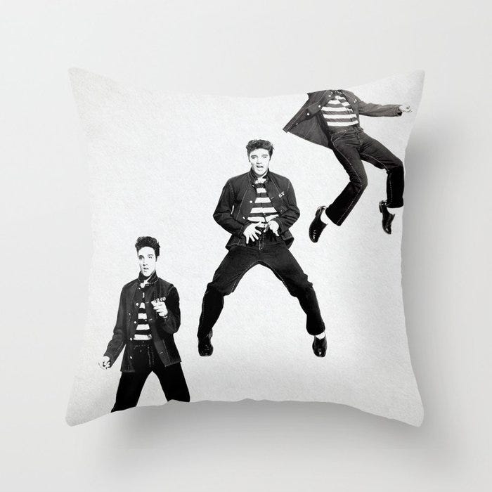 Elvis Presley Jailhouse Rock pillow