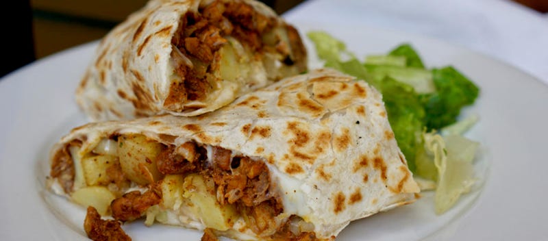 pineapple in a burrito