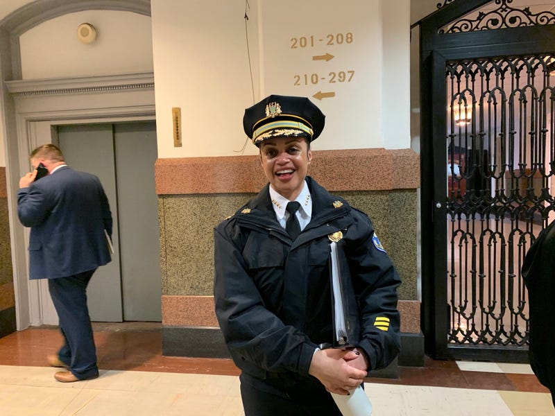 Philadelphia Police Commissioner Danielle Outlaw at City Hall.