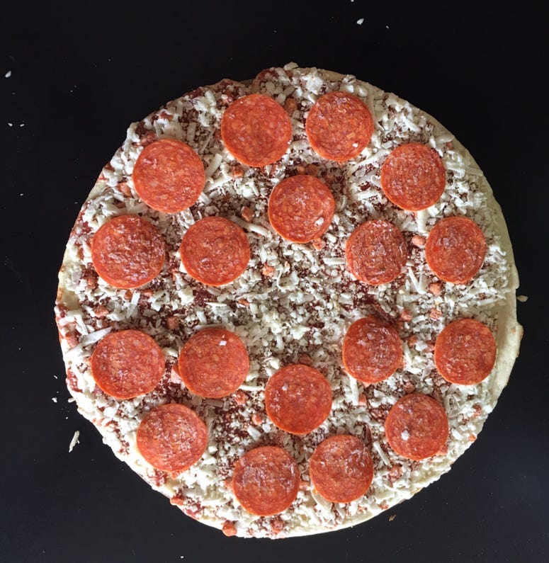 pizza uncooked