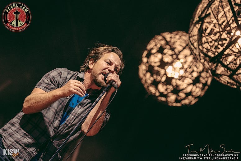 pearl jam home shows