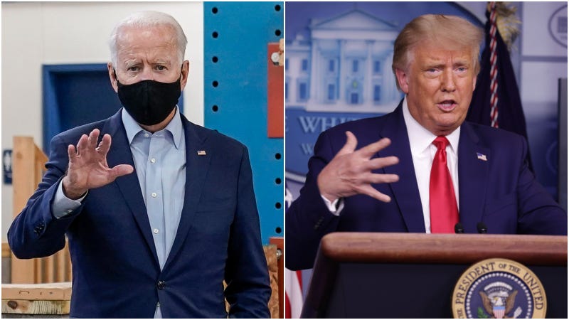 joe biden and donald trump