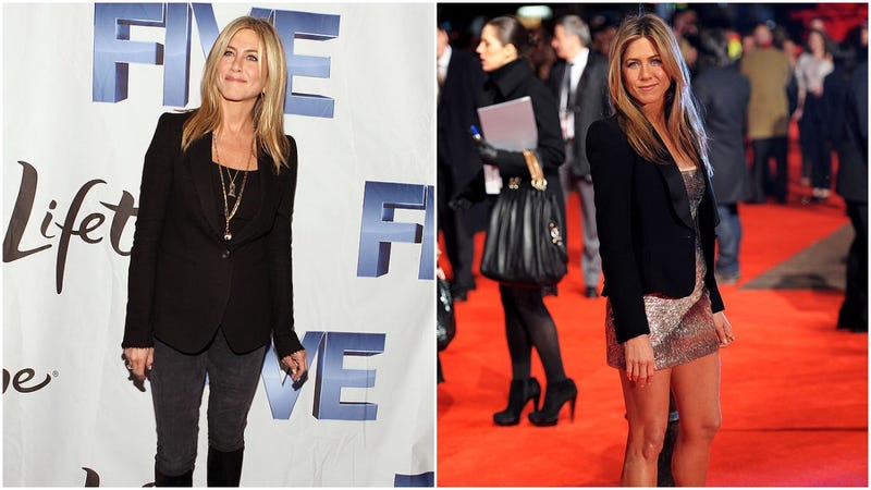 Jennifer Aniston in a blazer