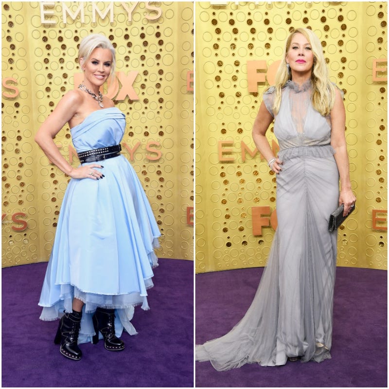 jenny mccarthy and christina applegate side by side from the 2019 emmys