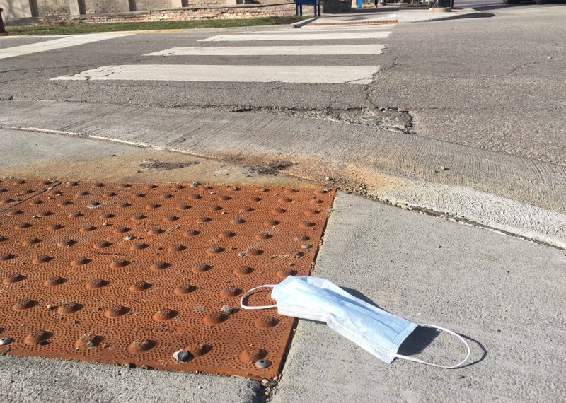 Discarded PPE