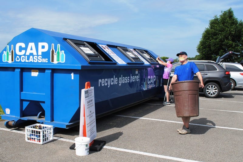 PRC glass recycling drop-offs