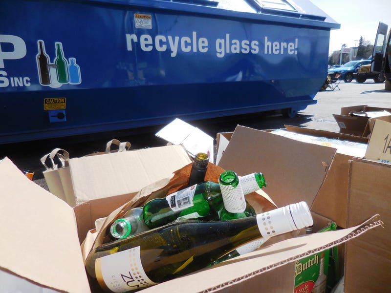 PRC glass recycling