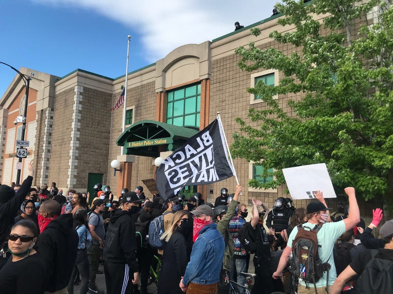 Protesters in Buffalo