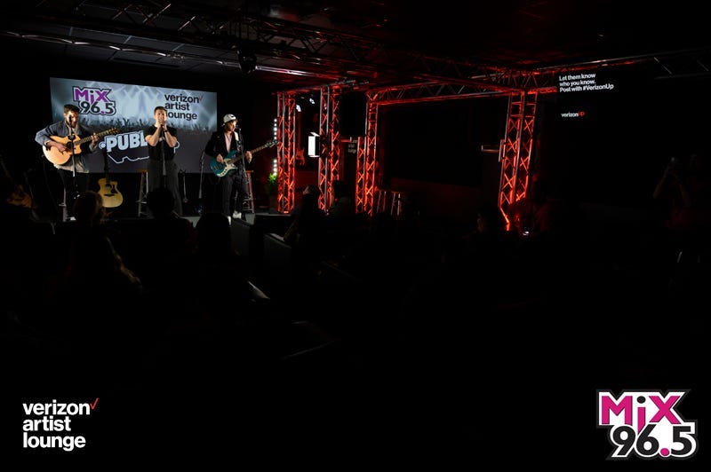Public in the Verizon Artist Lounge