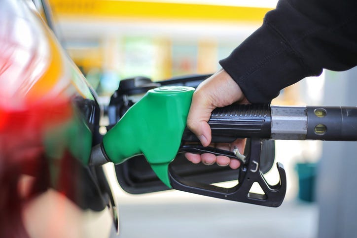 pumping gas
