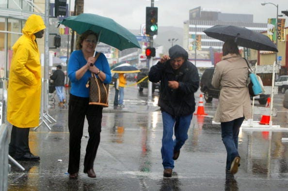 rain in California
