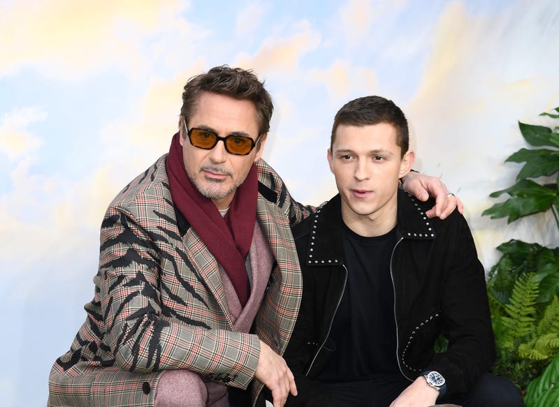 Robert Downey Jr. and Tom Holland