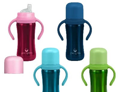 Green Sprouts sippy cups