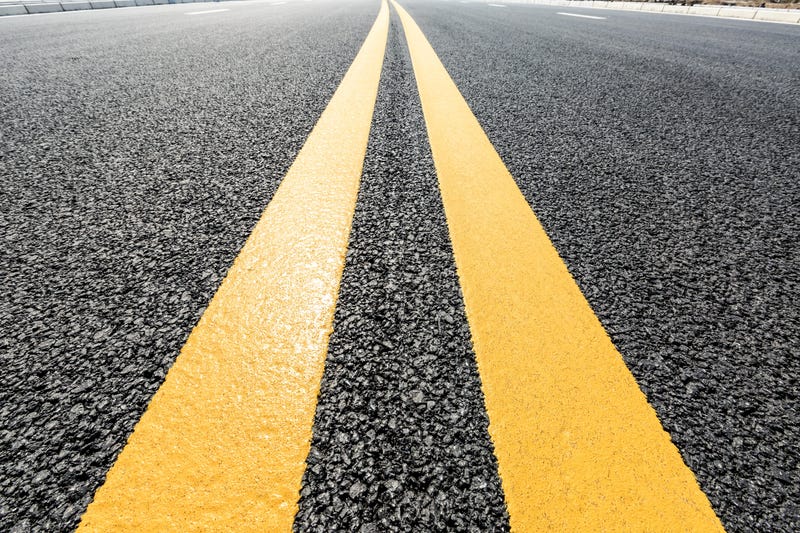 asphalt road texture background closeup