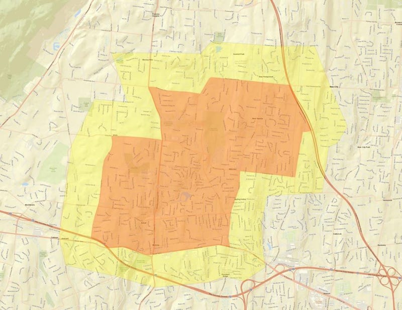 Rockland county map