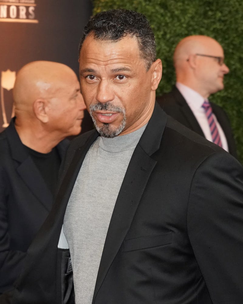 Rod Woodson on the red carpet during the NFL Honors awards presentation at Adrienne Arsht Center.
