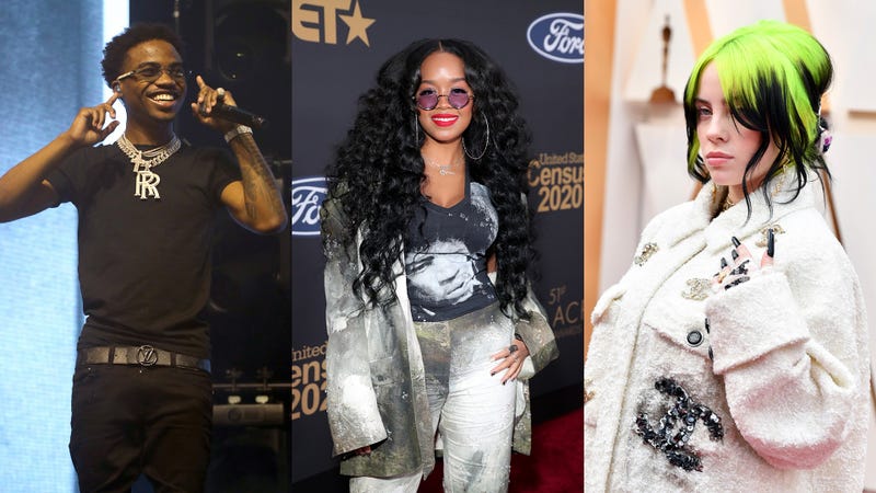 Roddy Ricch, H.E.R., Billie Eilish