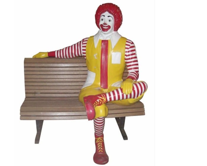 statue stolen from Woodhaven McDonald's